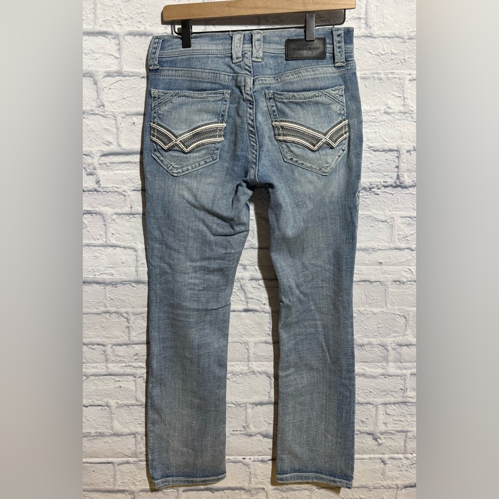 BKE Three Light Blue Men's Slim Fit Straight Leg Jeans, Size 28x30 - Picture 4 of 12